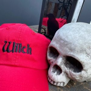 ♥️NEW MERCH♥️ Red witch dad hat
